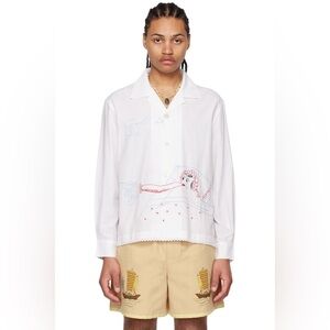 Bode White His and Hers Shirt